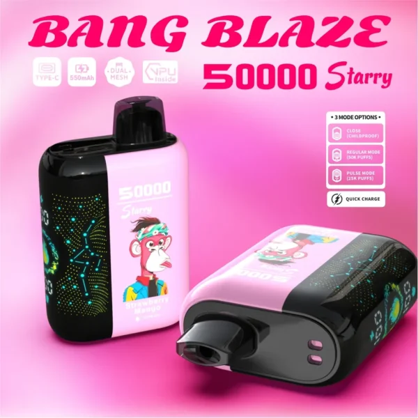 11 Bang Blaze 50000 Puffs – Starry Screen Disposable Vape